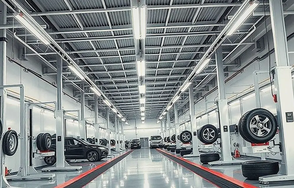 예산 AMG EQE53 넥센타이어렌탈 시공 전
